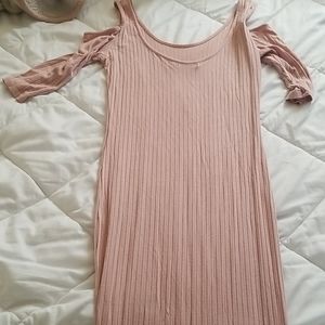 Pink maxi dress